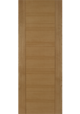 Pre-Finished Oak Iseo FD30 Fire Door