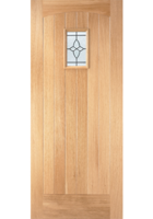 Cottage Oak Glazed External Door
