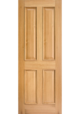 Oak Deane 4 Panel with Raised Mouldings