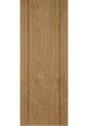 Pre-Finished Vision Oak with Walnut Inlay FD30 Fire Door