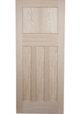 Oak 1930's 4 Panel Internal Door