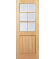Oak Hagan 6 Light