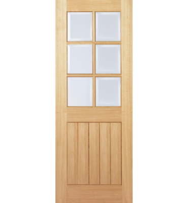 Oak Hagan 6 Light