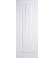 White Primed Mexicano Fire Door