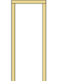 External Softwood Purpose Made Door Frame - No Cill