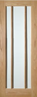 Oak Norwich with Clear Bevelled Glass