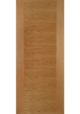 Pre-Finished Oak SS Iseo FD30 Fire Door