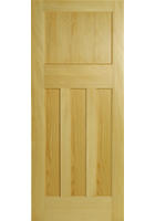 Clear Pine 1930's 4 Panel Internal Door