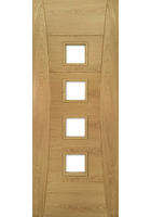 Oak Clear Glazed Pamplona Internal Door