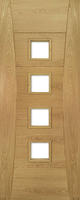 Oak Clear Glazed Pamplona Internal Door