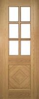 Oak Clear Glazed Kensington