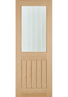 Oak Belize 1 Light Glazed Internal Door