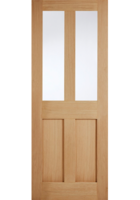 Oak London Clear Glazed Internal Door