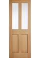 Oak London Clear Glazed Internal Door