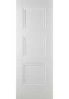White Primed Amsterdam Internal Door