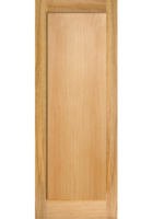 Oak Pattern 10 One Panel Internal Door