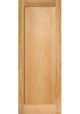 Oak Pattern 10 One Panel Internal Door