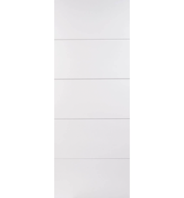 White Moulded Horizontal Four Line