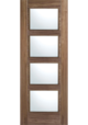 Pre-Finished Walnut Vancouver Clear Glazed