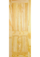 Clear Pine 4 Panel Internal Door