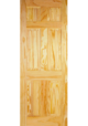 Clear Pine 6 Panel Internal Door