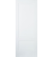 White Primed Brooklyn 2 Panel