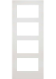 White Primed Clear Glazed Shaker Coventry