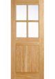 Oak 4 Light Cottage External Door